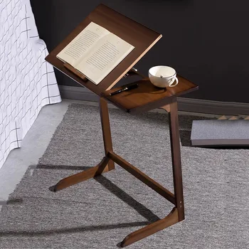 Боковой угловой стол Офисные столы Диван Современный и минималистичный С-образный мини-журнальный столик Прикроватная творческая спальня 책상의자 Мебель AA