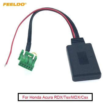 FEELDO 1PC Автомобильный беспроводной модуль HIFI Bluetooth 6Pin AUX Кабельный адаптер для Honda Acura RDX TSX MDX Csx