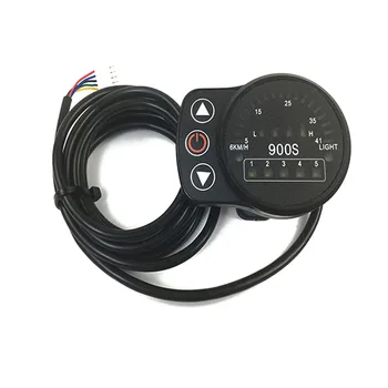 Замена для KT-900s Электрический велосипед ЖК-дисплей Панель управления Измеритель скорости электрического велосипеда