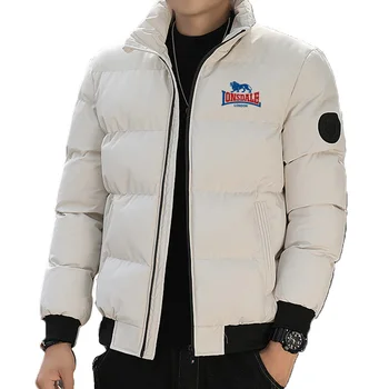 Горячие продажи зимние бренды спорта, досуга, моды, теплый и ветрозащитный воротник-стойка на молнии, утолщенная куртка, мужская куртка