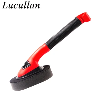 Lucullan Tire Shine Applicator Brush - Губка для правки колес премиум-класса Эргономичная ручка с длинной ручкой Инструменты
