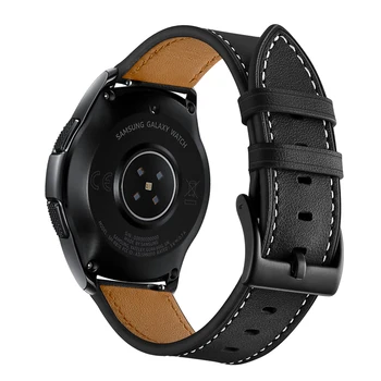 Кожаный браслет для Samsung Galaxy Watch4 46 мм 42 мм Ремешки 20 мм 22 мм Браслет для Galaxy Watch 4 3 45 мм 44 мм 41 мм 40 мм Ремешок