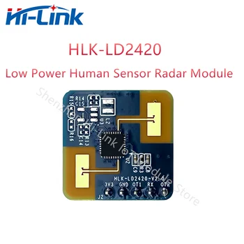 Бесплатная доставка HLK-LD2420-24G Радар Модуль мини-зондирования человека Датчик 24G Обнаружение микродвижения Статус человека Интеллектуальный