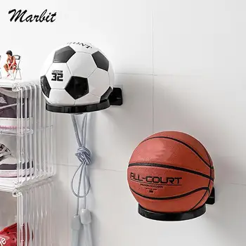  Стойка для мяча с вращением на 90 градусов Баскетбольный волейбол Футбольные дисплеи Держатели на стене Стойка для мяча Стойка для футбольного дисплея