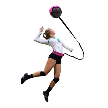 Волейбольное тренировочное оборудование отлично подходит для самостоятельной практики подбрасывания и взмаха руками Отличный волейбол