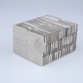 50 шт. 40x20x2 мм N35 NdFeB Неодимовые магниты Блок холодильника Редкоземельный перманетный магнит 40 * 20 * 2 мм