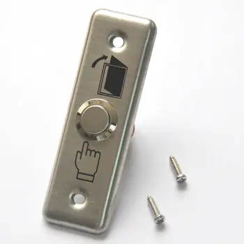  для контрольного дверного выключателя тонкая кнопка выхода из нержавеющей стали для полой дверной коробки шириной более 28 мм для узкой двери