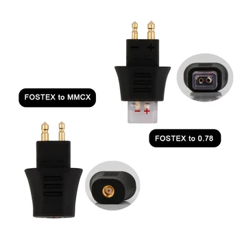 Адаптер конвертера для наушников FOSTEX на MMCX / 2-контактный кабель 0,78 мм Подключен TH900 MKII MK2 TH600 TH909 Гарнитуры Аудиоразъем