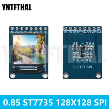 0,85 дюйма 0,85 дюйма Цветной TFT-дисплей Модуль HD IPS ЖК-светодиодный экран 128X128 SPI Интерфейс ST7735 Контроллер ST7735