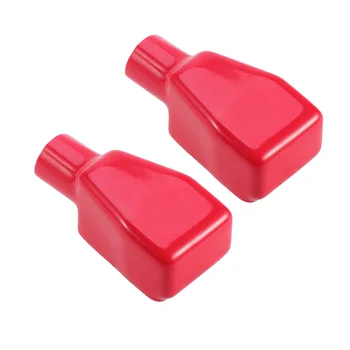  Универсальные автомобильные крышки положительных клемм Верхняя стойка Гибкие изолирующие защитные колпачки клемм - размер L (красный)