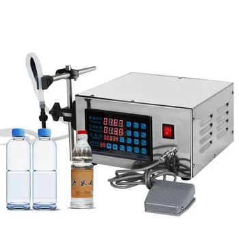 Высокоэффективная автоматическая настольная машина для розлива напитков с ЧПУ с ЧПУ Наполнитель молочных духов