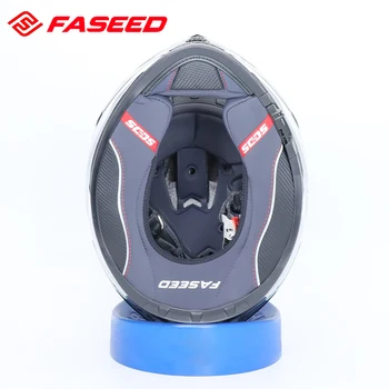 FASEED аксессуары для шлема с защитой от запотевания подкладка линзы подходит для FS-861 из углеродного волокна серии cascos de moto accesorios