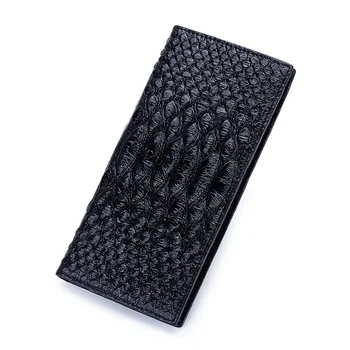 Новый длинный кошелек Мужская мода Ручной кошелек с тиснением из крокодила Многофункциональный женский кошелек