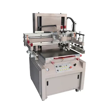  Планшетная трафаретная печатная машина для пластиковых пакетов, Шелкотрафаретная печатная машина для ткани, Машина для печати одежды