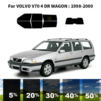 Предварительно нарезанная нанокерамика автомобильная УФ-тонировка окон Автомобильная оконная пленка для VOLVO V70 4 DR WAGON 1998-2000