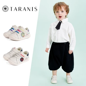 TARANIS Детская обувь Детская удобная легкая мягкая обувь для малышей Модная детская нескользящая повседневная обувь на плоской подошве для девочек и мальчиков