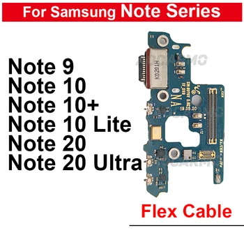 USB Зарядная док-станция Запасные части для Samsung Galaxy Note 9 10 Plus Lite 20 Ultra SM-N970U SM-N770 SM-N9750