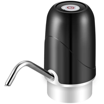 Портативный автоматический насос для бутылок с водой с пищевой силиконовой трубкой, подходящий для 1-19 л Бочка для воды Офисное использование в кемпинге