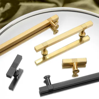  Новый современный дизайн Дизайн Шкаф Дверная Ручка Серое Золото Нордическая Личность Творческая Гардеробная Ручка Ящика Мебельная Ручка