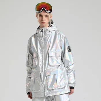 Ветрозащитные лыжные куртки с капюшоном для мужчин и женщин, уличные снегоходы, спортивные куртки с подогревом, мужская лыжная одежда, женская ткань для сноуборда