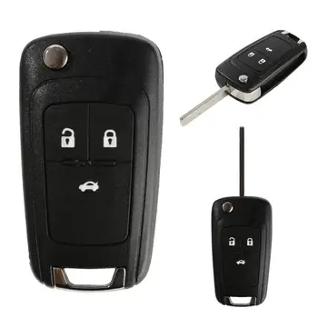 Remote Flip Складной Ключ Shell Чехол Для Ключей Автомобиля Чехол Чехол 3 Кнопки Для Гольфа Touran Tiguan B5 Замена Авто Стайлинг