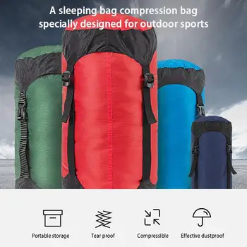  сверхлегкая компрессионная сумка Компактная сумка для хранения пуховика на открытом воздухе для кемпинга Пешие прогулки Рюкзак