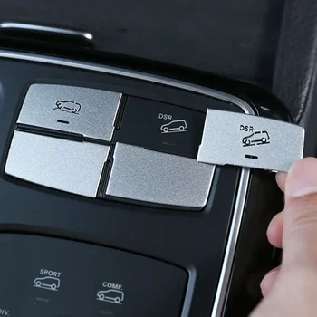 Управление из алюминиевого сплава Мультимедийная система подвески Кнопка Переключатель Триммер Крышка Наклейка Для Mercedes Benz ML GL GLE GLS X166 W166