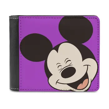 Disney Микки Маус Pu Кошелек Мультяшный персонаж Микки Минни Дональд Дак Пользовательский карманный кошелек для монет Подарок для мальчиков и девочек