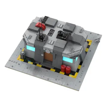 Базовая модель бункера из фильма Minifig Scale 695 деталей Набор конструкторских игрушек MOC