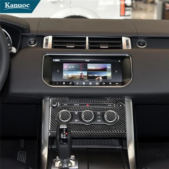 Для Land Rover или Range Rover Sport 2014 2015 2016 2017 Управление кондиционером Наклейки из углеродного волокна Аксессуары для интерьера автомобиля