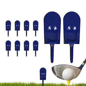 Инструмент для ремонта следов мяча Красочные принадлежности для ремонта Golf Divot 10 шт. Divot Fixer Аксессуары для гольфа для начинающих любителей гольфа
