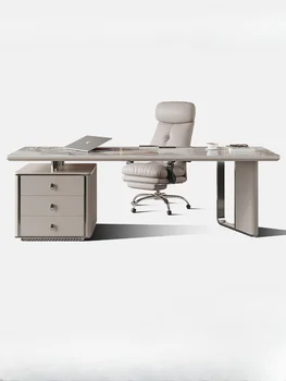 Итальянский минималистичный рок-стол, офисный стол, домашняя спальня, кабинет, минималистичный компьютерный стол