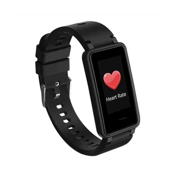 C2 Смарт-браслет Мужчины Спортивные часы Здоровье Сердечный ритм Фитнес-трекер Шагомер Женщины Браслет для IOS Android (черный)