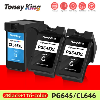 TONEY KING PG645 CL646 XL Замена чернильного картриджа для Canon PG-645 CL-646 PG 645 CL 646 Pixma MG2460 MG2560 MG2960 MG2965