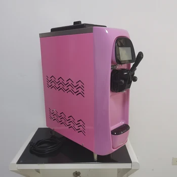  Машина для мороженого с одной головкой Мороженица с мягкой подачей Коммерческий торговый автомат для мороженого со сладким рожком 1000 Вт