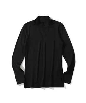 Одежда для гольфа женская футболка с высоким воротником и длинными рукавами 23 осенняя мода быстросохнущий эластичный универсальный топ