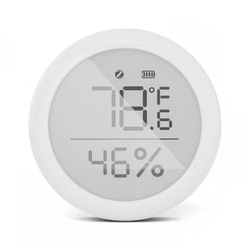 Tuya Zigbee Датчик температуры и влажности с ЖК-дисплеем Внутренний гигрометр Термометр Smart Life Control CNIM Hot