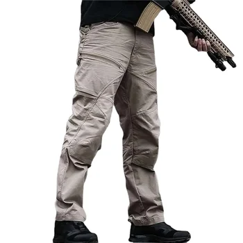  Городские боевые армейские брюки Мужчины Военные водонепроницаемые износостойкие брюки-карго Мужские На открытом воздухе Эластичные прямые тактические брюки