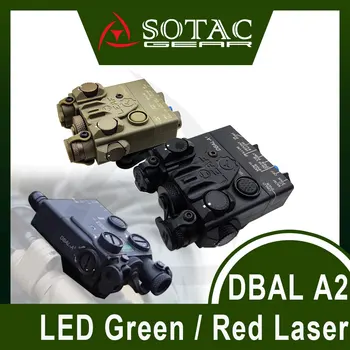 SOTAC Охотничье ружье DBAL-A2 Светодиодный красный лазер и зеленый лазер Быстросъемная планка Пикатинни 20 мм с контрольным реле давления