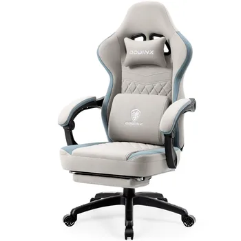 2023 Новое игровое кресло с пружинной подушкой и подставкой для ног