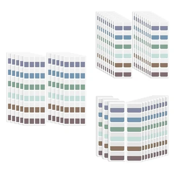 Липкие индексные вкладки Многоцветные самоклеящиеся вкладки книг Вкладки страниц для записи Прозрачные для записных книжек