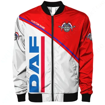 DAF Куртка-бомбер Высококачественная куртка-паркас 3D ветровка Толстые пальто Techwear Бейсбольная униформа Куртки для мужской одежды