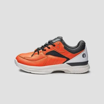 Профессиональная обувь для бадминтона Мужская оранжевая теннисная обувь Молодежная удобная спортивная обувь Мужская дизайнерская кожа Бадминтон Тренировки для мужчин
