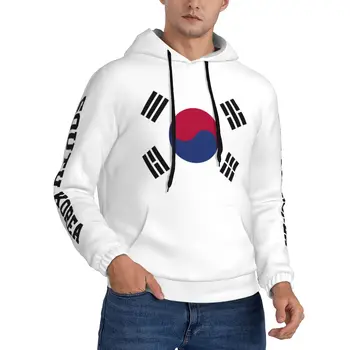  Южная Корея 3D Печать флага страны Толстовка с капюшоном Мужчины Толстовка Женщины Хип-хоп Уличная одежда Спортивный костюм Одежда