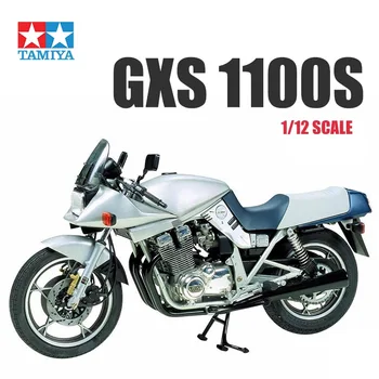 Tamiya 14010 1/12 Suzuki GSX1100S Katana Racing Мотоцикл Ручной работы Мотоцикл Хобби Игрушка Пластиковая модель Сборка Набор